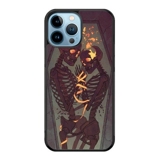 Funda Protector Para iPhone Halloween Muerte Amor Esqueletos Funda Protector Para iPhone Halloween Muerte Amor Esqueletos