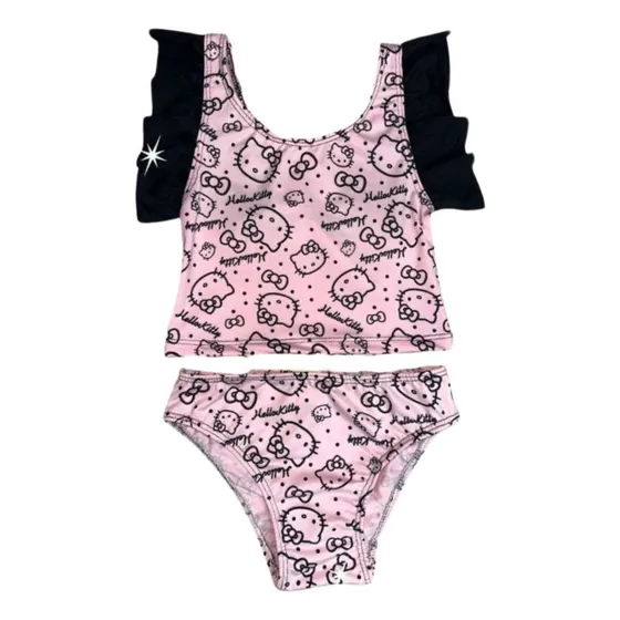 Malla Bikini Hello Kitty Gato Dibujo Pochaco Sanrio Nena
