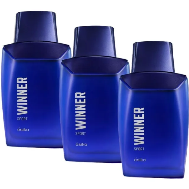 Paquete Winner Sport X 3 Hombre Original Esika + Envío