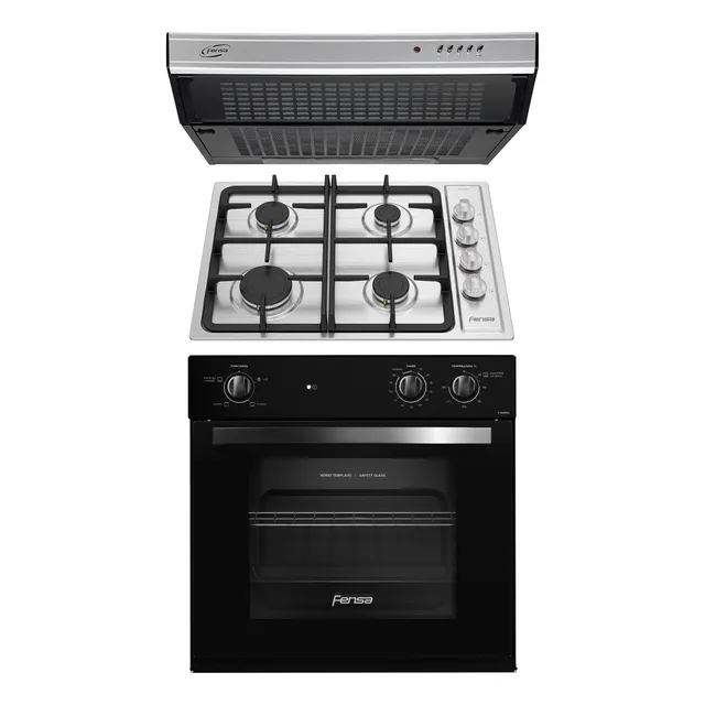 Kit Encimera Fce 4hf T + Campana Fx6160 + Horno F 1060n A
