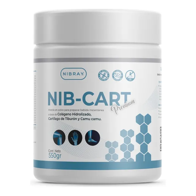 Colageno Premium Con Cartilago De Tiburon 550 Gr Nibray