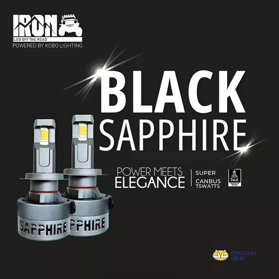 Kit Cree Csp Black Sapphire Super Canbus Iron Led Ir100 75w