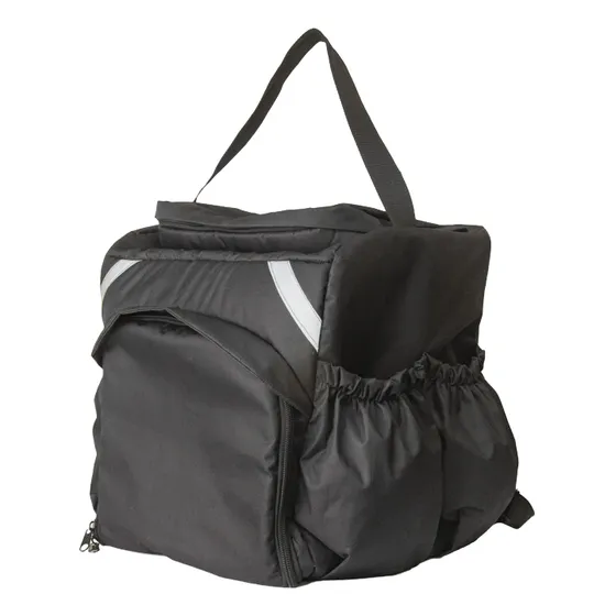 Bag Quadrada 55 Litros Impermeável Térmica Motoboy Delivery Cor Preto Desenho do tecido Liso