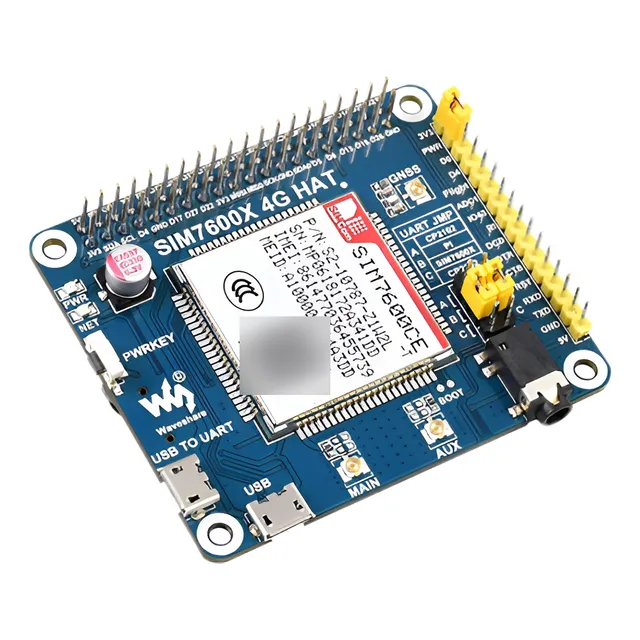 Módulo Hat Sim7600ce Cat-4 Para Raspberry Pi Waveshare