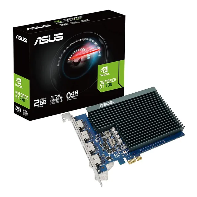Tarjeta De Video Asus Nvidia Gt730 2gb 4 Hdmi Ddr5 Pci-e 2.0