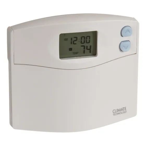 Termostato De Pared Programable Supco Con Azul De 45 A 95 Gr