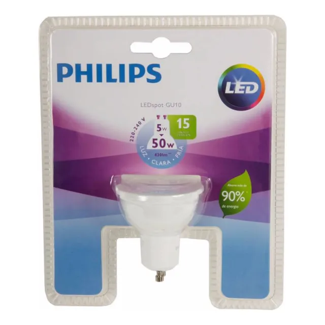 Dicroico Led 4.6w A 50w Philips Gu10 Luz Fria