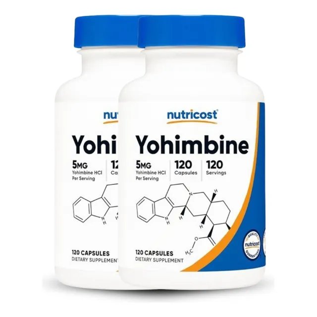Yohimbine Nutricost 120 Capsulas Pack X2 Nutric510