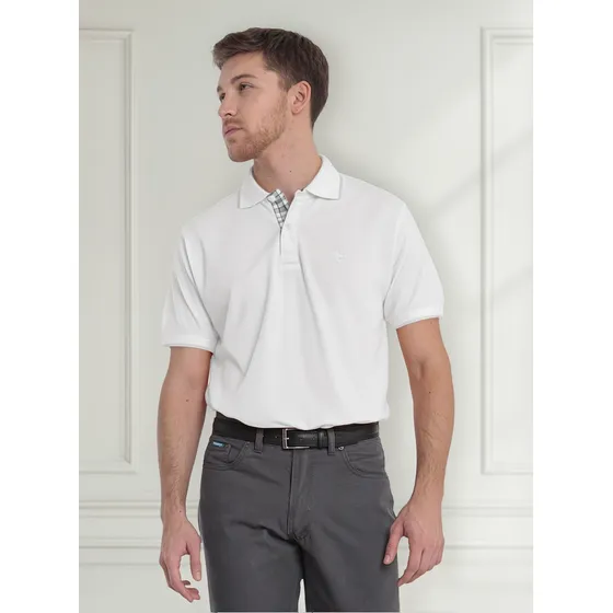 Chomba Polo Piqué Howard Slim Con Vivo 1108 Hombre