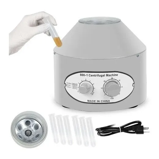 Máquina Centrifuga Para Plasma De 6 Tubos 
