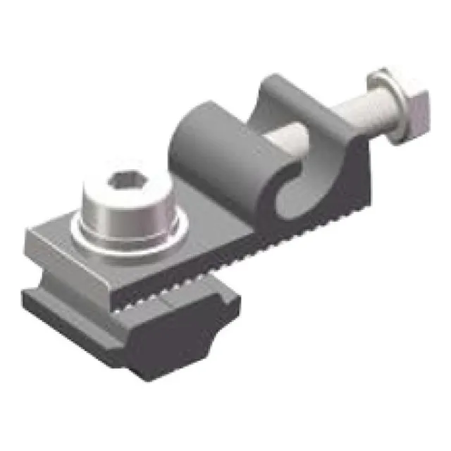 Pack 3 Conector A Tierra L20 P/fijación De Paneles Solares