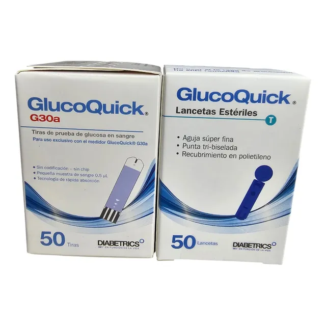 Tiras Reactivas Glucoquick X 50und G30a