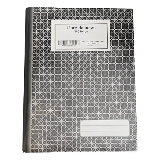 Libro De Acta 200 Folios