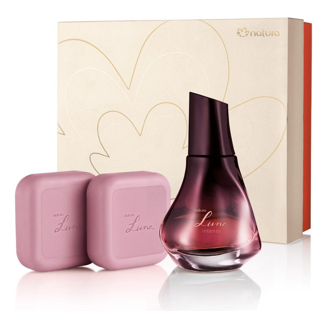 Natura Presente Natura Luna Intenso Colônia 50ml + 2 Sab 90g Natura Presente Natura Luna Intenso Colônia 50ml + 2 Sab 90g