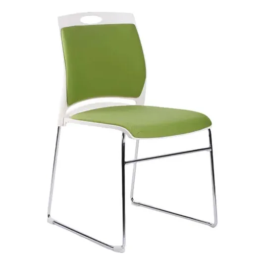 Silla Cuadrada Para Interiores Verde Con Blanco Andic Da12