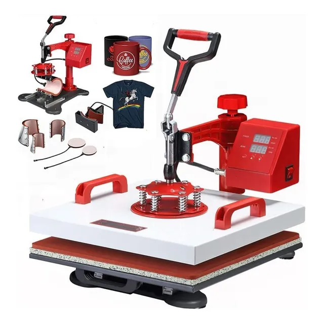 Maquina Sublimadora Plancha Jarro Taza Estampadora 8 En 1zx