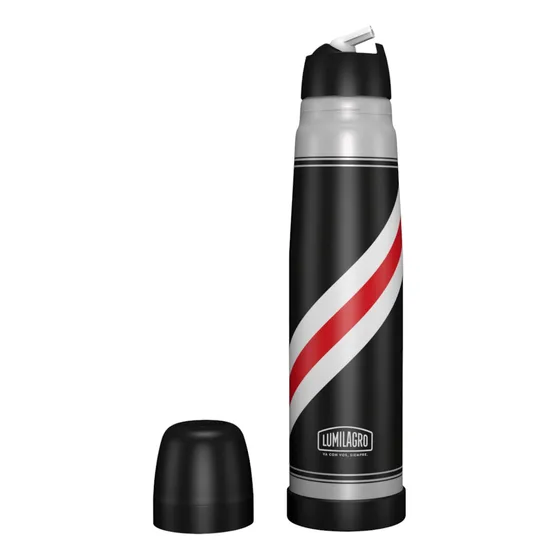 Termo Lumilagro Luminox Acero Inoxidable Equipos Futbol 1 Lt
