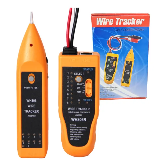 Tester De Red Probador De Red Rj45 Rj11 Ethernet Lan 