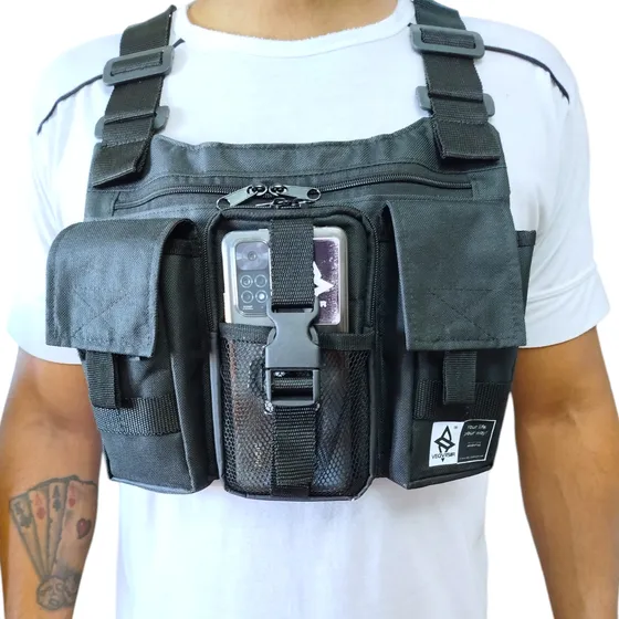Chest Bag Bolso Pechera Chaleco Porta Celular Videos