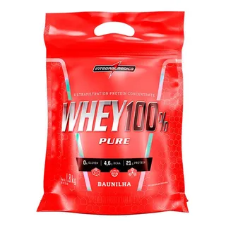 Whey 100% Pure Pouch 1,8kg Baunilha Integralmédica Whey 100% Pure Pouch 1,8kg Baunilha Integralmédica
