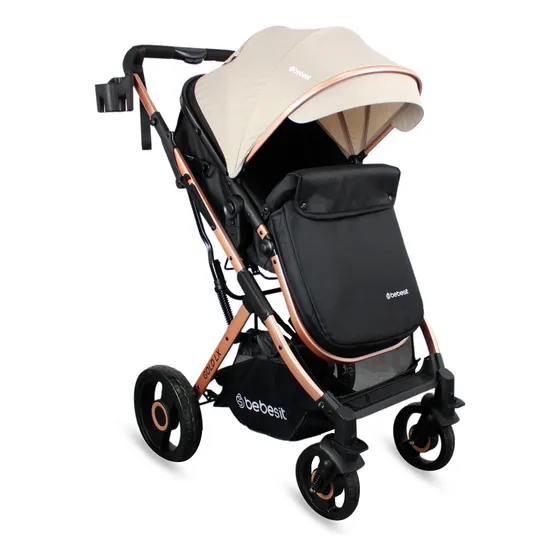 Coche Bebé Moisés Bebesit Gold Lx, Plegable Y Reclinable