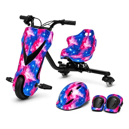 Triciclo Elétrico Drift 350w Bluetooth Patinete 36v + Brinde Rosa