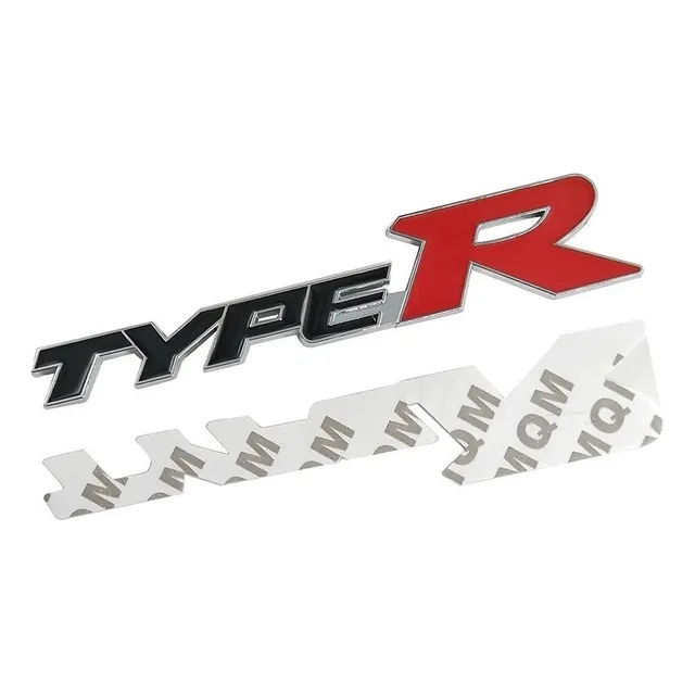 Gtz Compatible Emblema Metal Type R Honda Civic (negro -