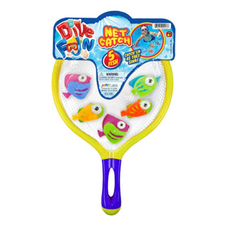 Juego De Buceo Peces Con Red Alberca 5 Peces Pesca Niños Juego De Buceo Peces Con Red Alberca 5 Peces Pesca Niños