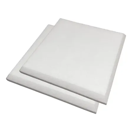 Isolamento Acústico Branco 60x60x2,5cm Lã De Pet C/10 Placas