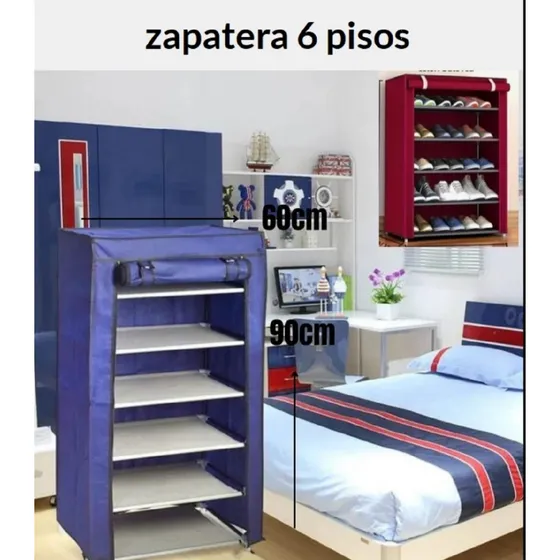 Zapatera Practica 21 Pares Armable 6 Niveles Organizador