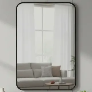 Outlet Dos Quadros Espelho Retantgular Decorativo Grande Parede Sala
