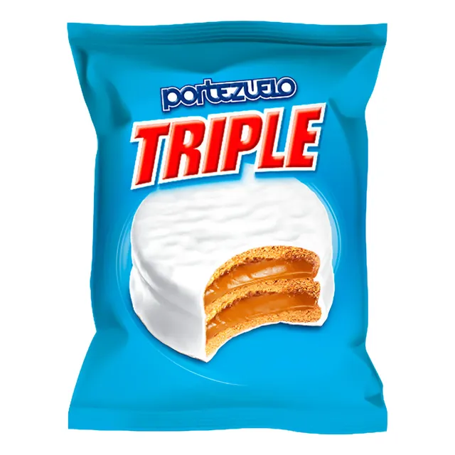 Alfajor Triple Nieve Portezuelo 60 Grs. Pack X12