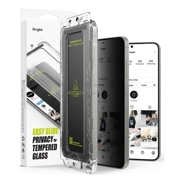 Mica De Vidrio Antiespía Ringke Para Galaxy S25 Plus 2-pack