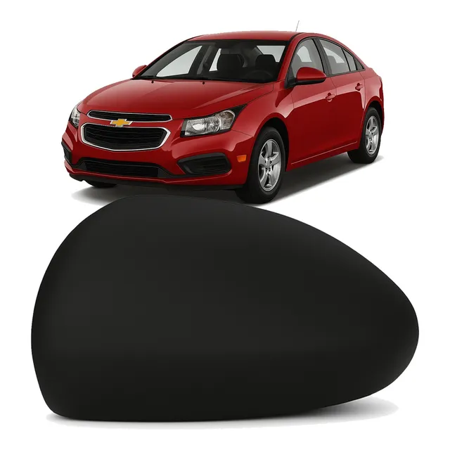 Capa Retrovisor Sem Furo Pisca Cruze 2012 A 2015 Preto