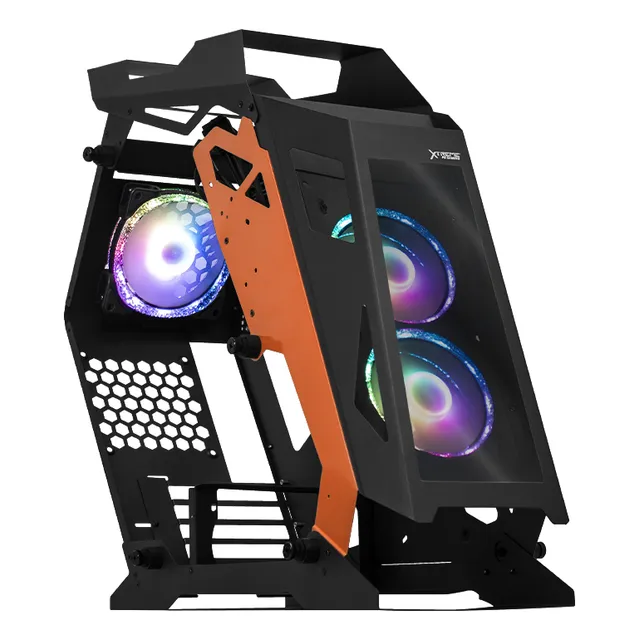 Gabinete Gamer Xtreme Pc Micro Torre Micro Atx 3 Fan Argb