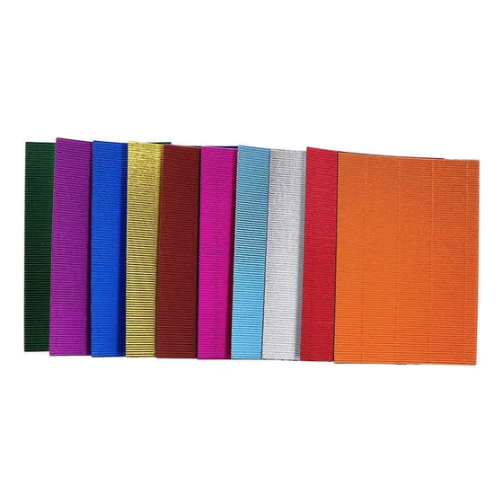 10x Multicolor Papel Artesanía Decoraciones Cartón