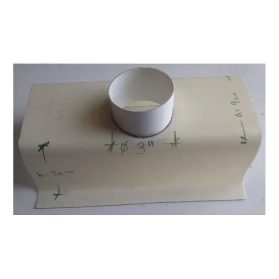 Unión Canal Con Bajante Aguas De Lluvia Pvc Trapezoidal