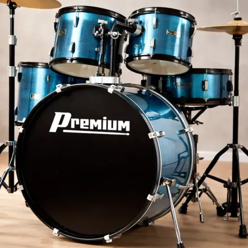 Bateria Acústica Premium Completa Banco Prato Pedal Dx722