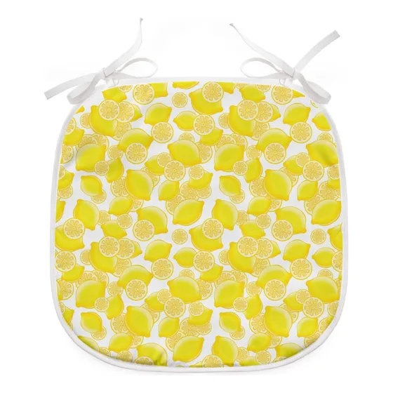 Ambesonne Cojin Para Silla Comedor Fruta Diseño Limon Caido