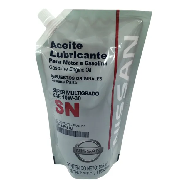 Aceite Nissan 10w30 Linea 10114-f421b 1l Motor A Gasolina