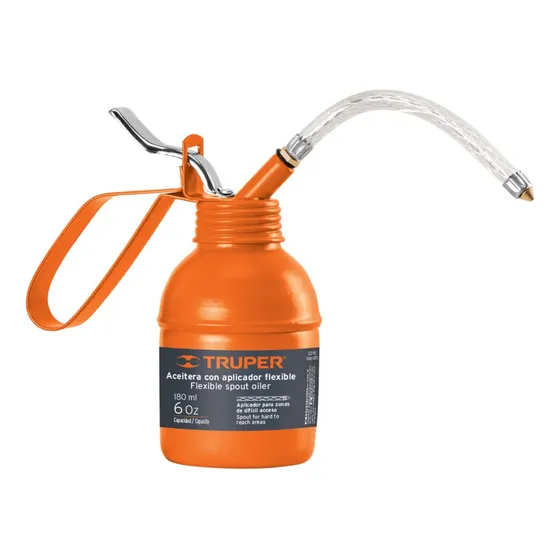Aceitera Con Aplicador Flexible Cap. 180 Ml (6 Oz), Truper