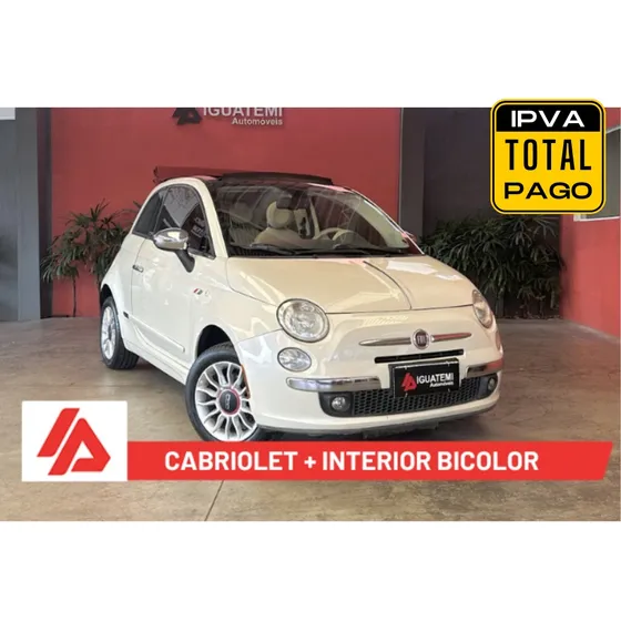 Fiat 500 1.4 Cabrio 16v Flex 2p Automático