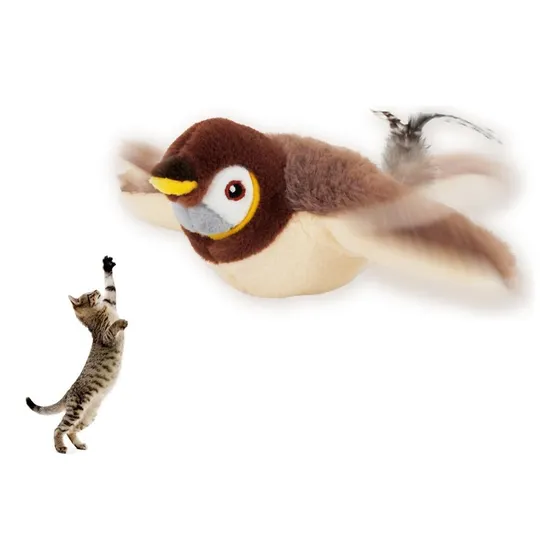 Flappy Bird Brinquedo Interativo Para Gatos, Simula Guinchos