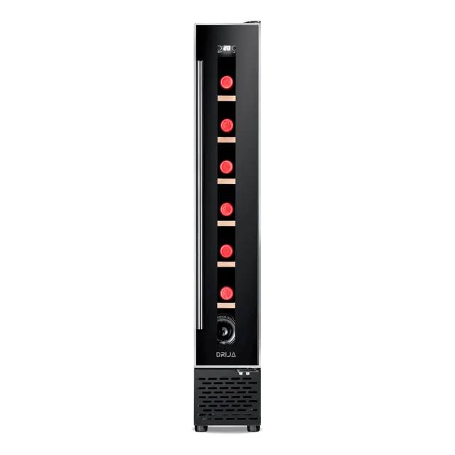 Vinera 7 Botellas Black En Acero Inox Malbec Drija