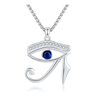 Axomy Collar De Ojo De Horus De Plata De Ley 925 Con Colgant Axomy Collar De Ojo De Horus De Plata De Ley 925 Con Colgant