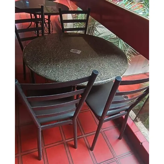 Mesa Jardín Para Tu Casa Mármol 4 Personas Tope Granito