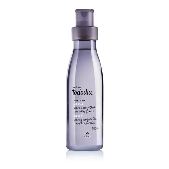 Splash Corporal Algodón Tododía Natura - Lvdm Volumen De La Unidad 200 Ml