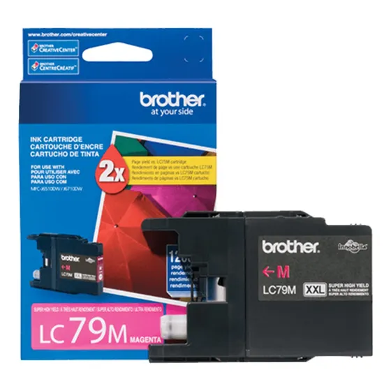 Cartucho Tinta Brother Lc-79m Magenta Alto Rendimento