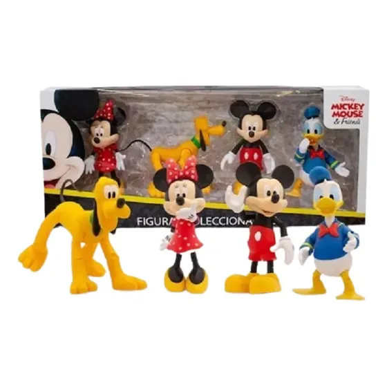 Mickey Mouse Y Sus Amigos, Muñecos Grandes Articulables X4