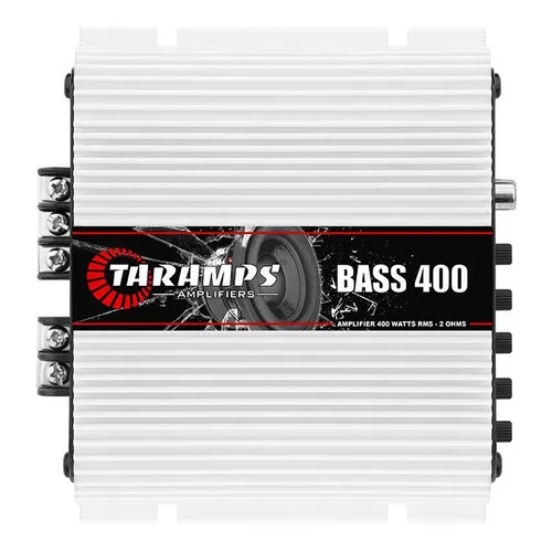 Potencia Monoblock Taramps Bass 400 Rms Ideal Para Subwoofer 1 Canal